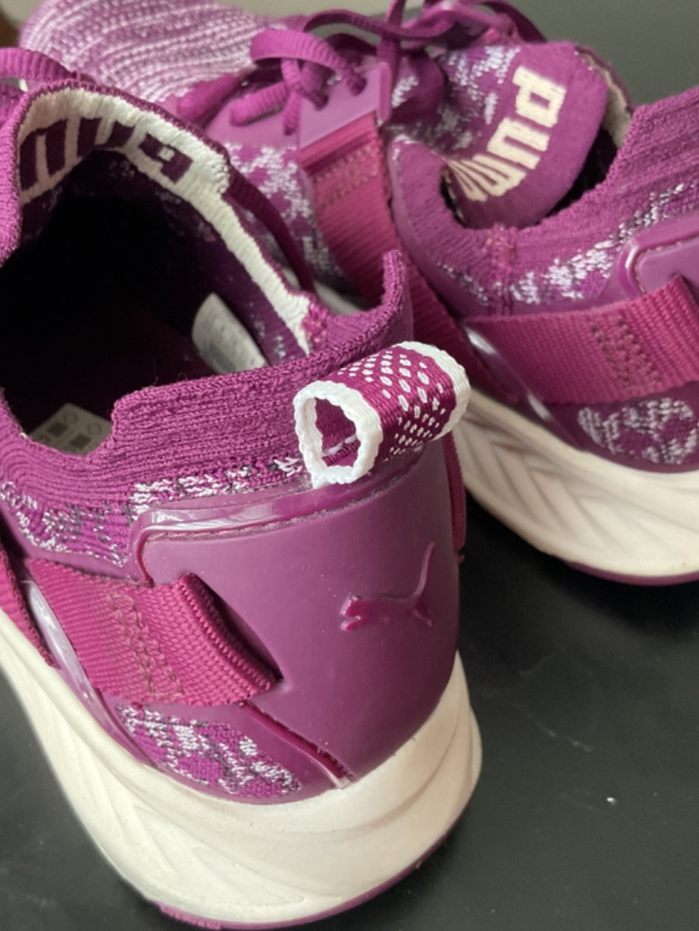 Puma Stretch Lace Up Purple Size 8 - Picture 7 of 9